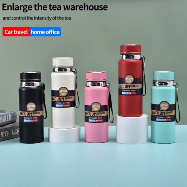 Stainless Steel Water Bottle With Digital Temperature Vacuum Insulated Water Bottle, Large Capacity(random Color)