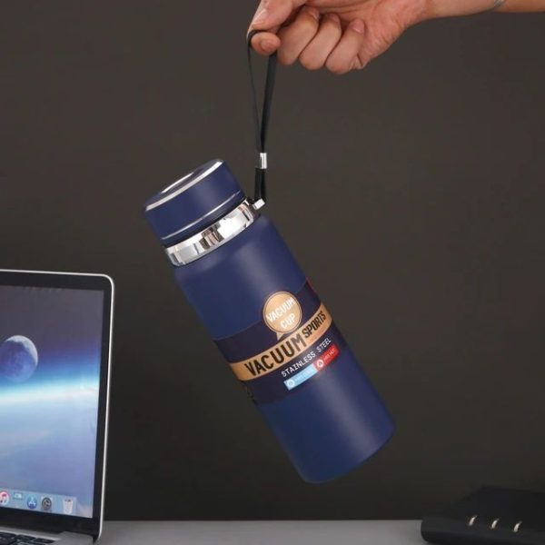 Stainless Steel Water Bottle With Digital Temperature Vacuum Insulated Water Bottle, Large Capacity(random Color)