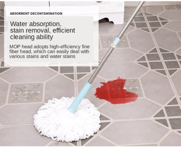 360° Rotating Head Mops With Bucket Mob Deep-cleaning Magic Mop-microfiber Mop