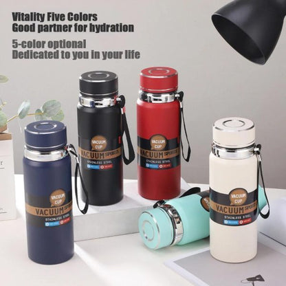 Stainless Steel Water Bottle With Digital Temperature Vacuum Insulated Water Bottle, Large Capacity(random Color)